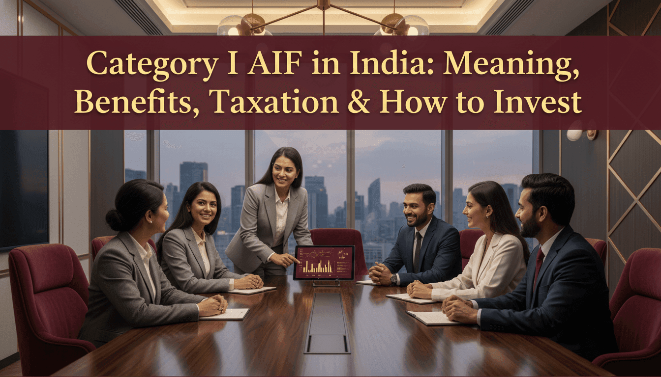 Category I AIF in India: Meaning, Benefits, Taxation & How to Invest
