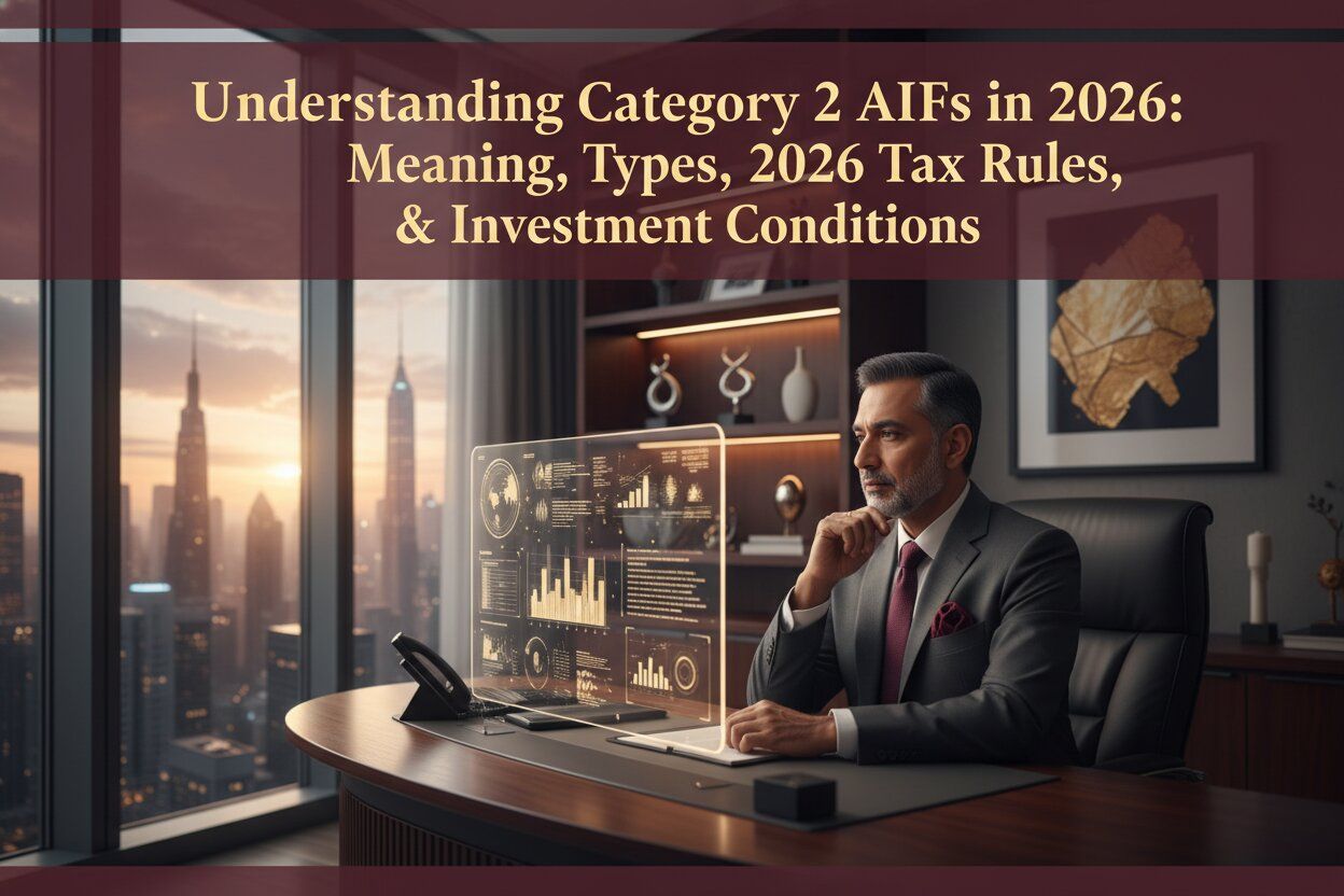 Understanding Category 2 AIFs in 2026: Meaning, Types, 2026 Tax Rules, & Investment Conditions
