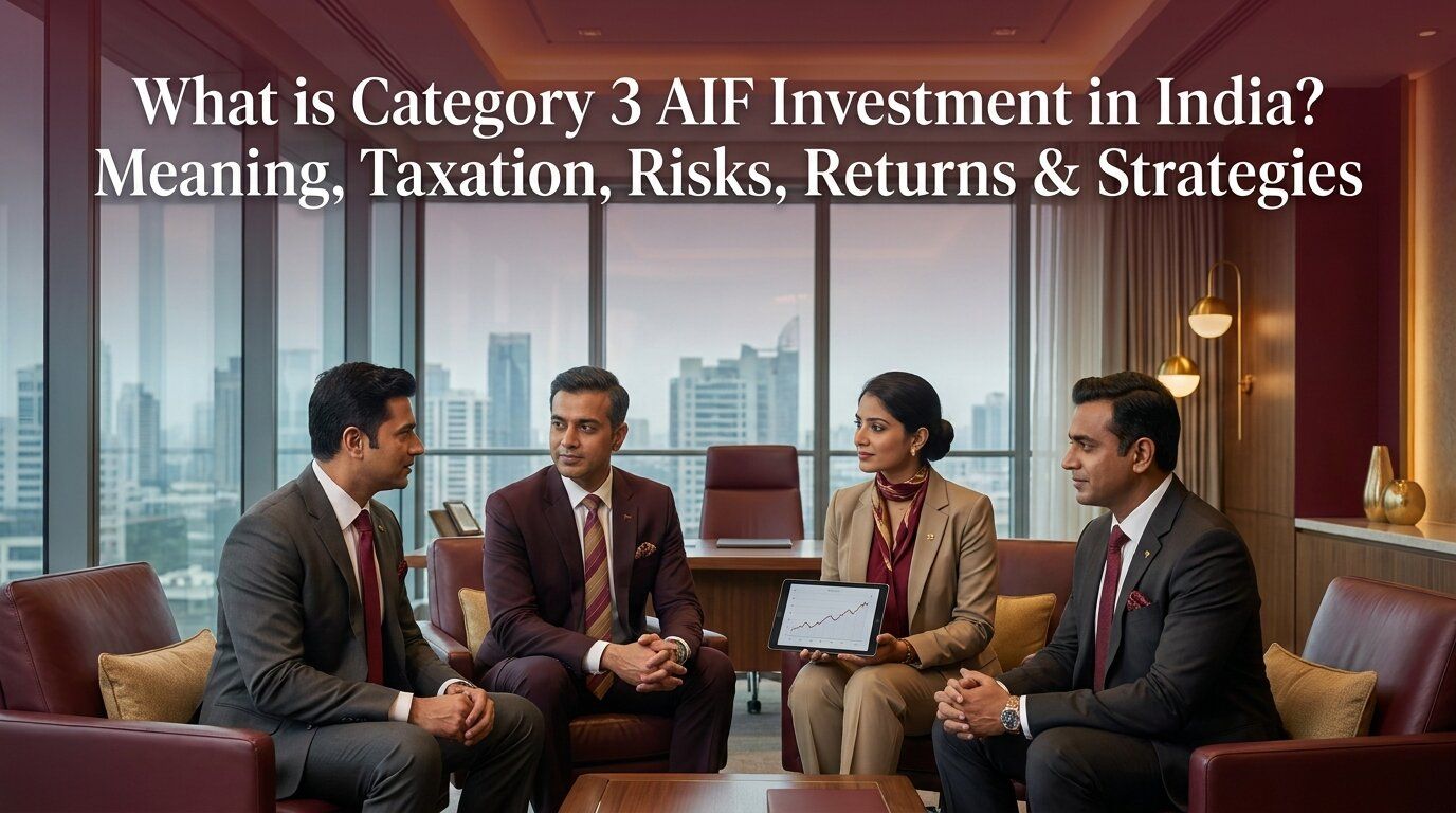 What is Category 3 AIF Investment in India? Meaning, Taxation, Risks, Returns & Strategies