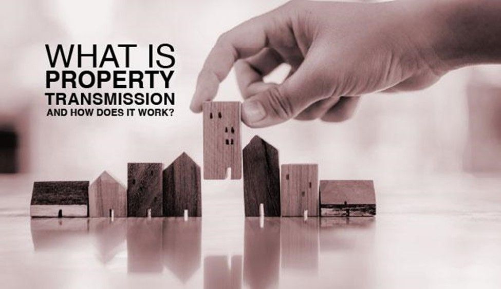 What is property transmission and how does it work?